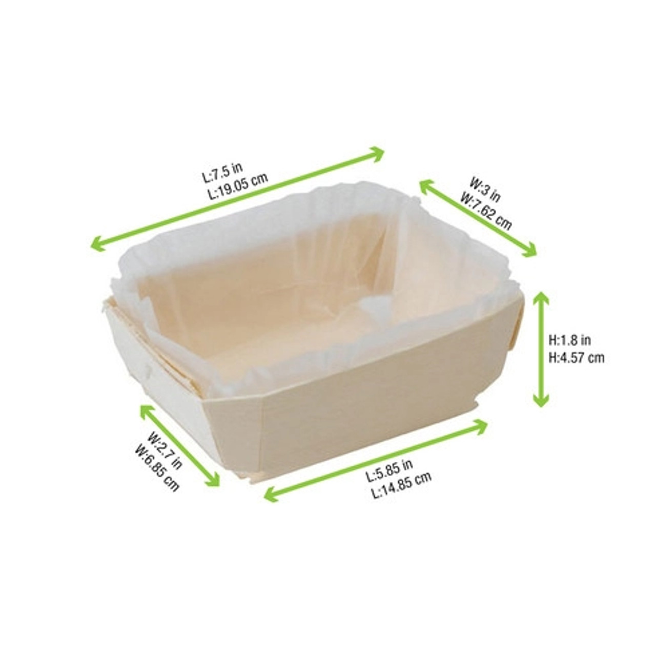 Sample of 209MC4 HOLDS 1 1/2 CUPSTOP: 6.3 x 3.7in B: 5.1 x 3.3in H:1.7in / 162 x 95mm, 130 x 85mm, 45mm - 1 pcs