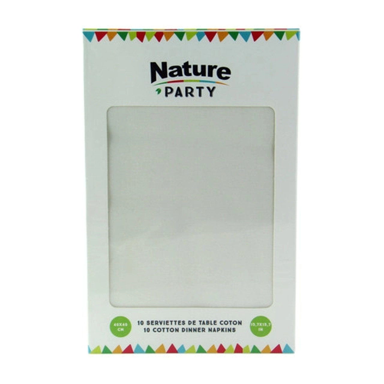Luxury Cream Cotton Table Napkin. L:15.8in W:15.8in - 10 pcs