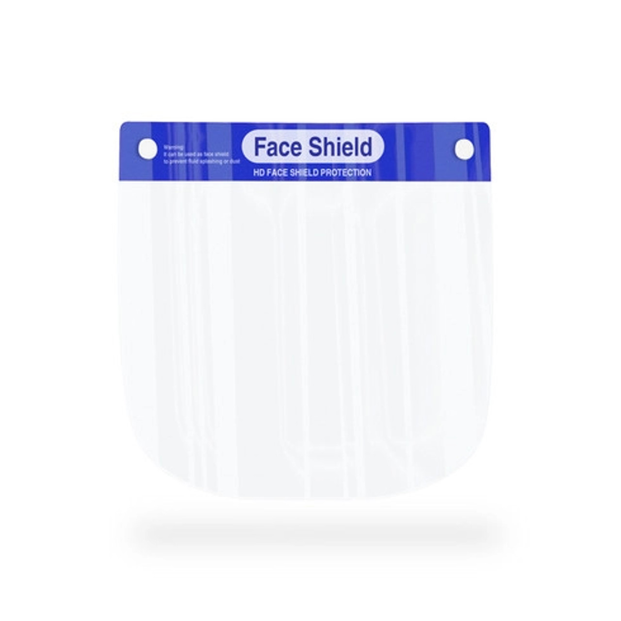 Adjustable Transparent Face Shield L:12.6in W:8.7in - 1 pcs