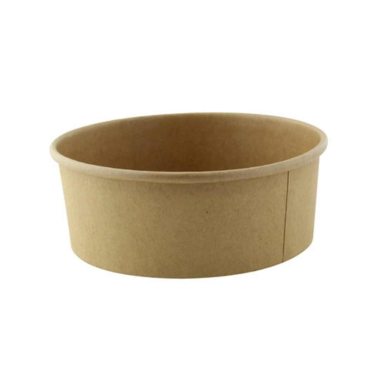 Round kraft To go container 20oz D:5.9in H:2in - 45 pcs