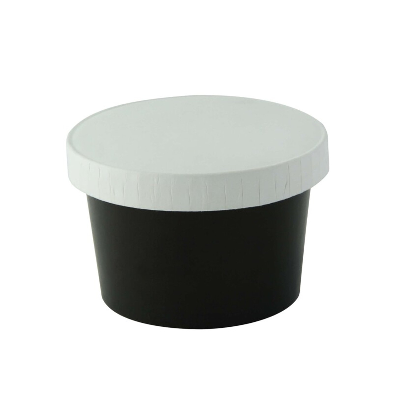 210LPAP74W White Paper Lid for 6oz Paper Cups And 21POC8/12 D:2.44in - 50 pcs