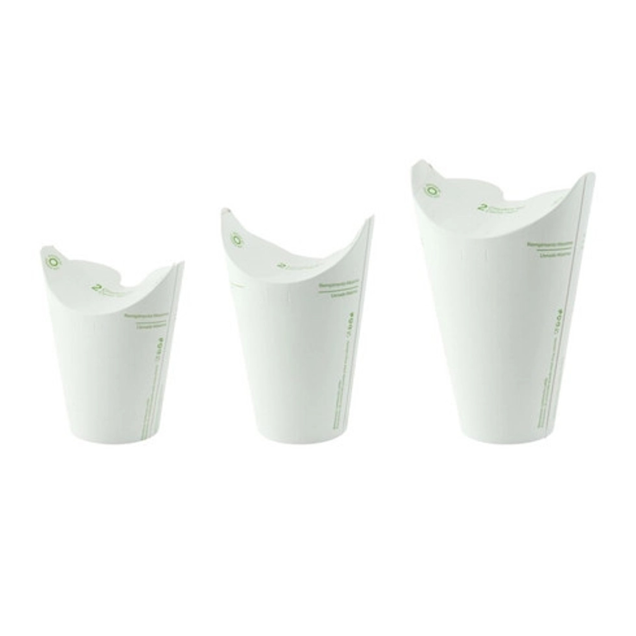 Lid-free Paper Cup Single Wall 16oz D:3.9in H:6.9in - 25 pcs