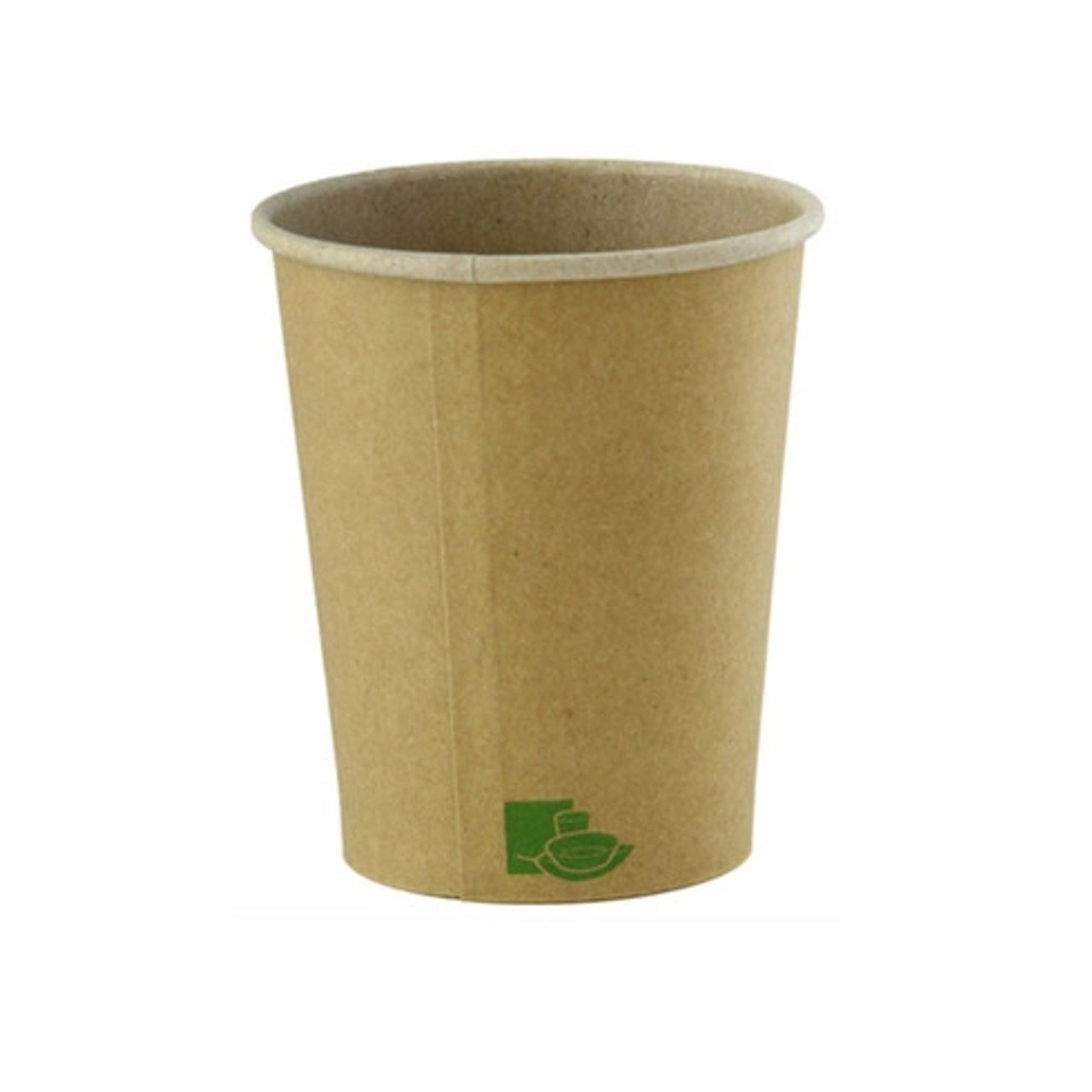 Zen Kraft Recyclable Paper Cup.. 8oz D:3.15in H:3.6in - 50 pcs
