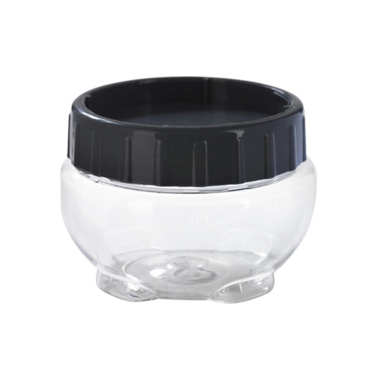 Bokolocko reusable  pet with grey lid 14.5oz D:3.93in H:2.75in - 36 pcs