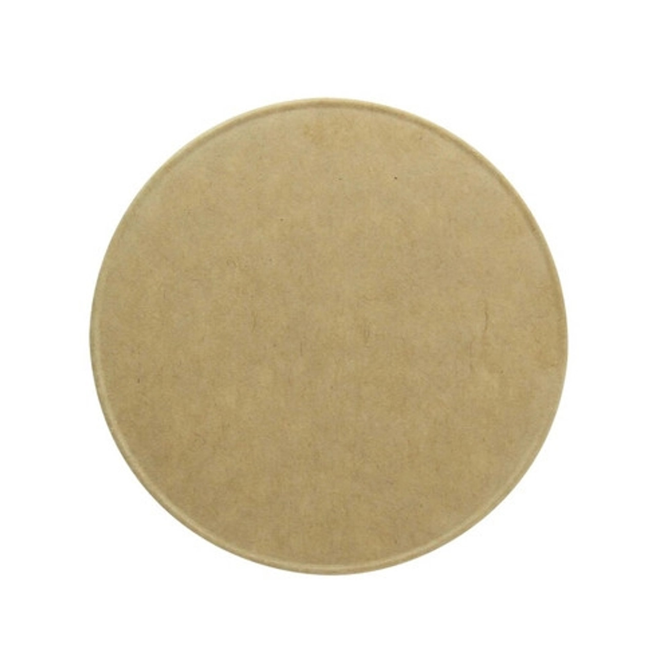 Kraft Paper Lid for 6oz Paper Cups And 21POC8/12. D:2.9in - 50 pcs