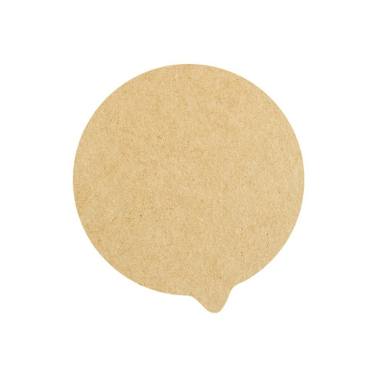 Die Cut Kraft Lid D:6.14in - 500 pcs