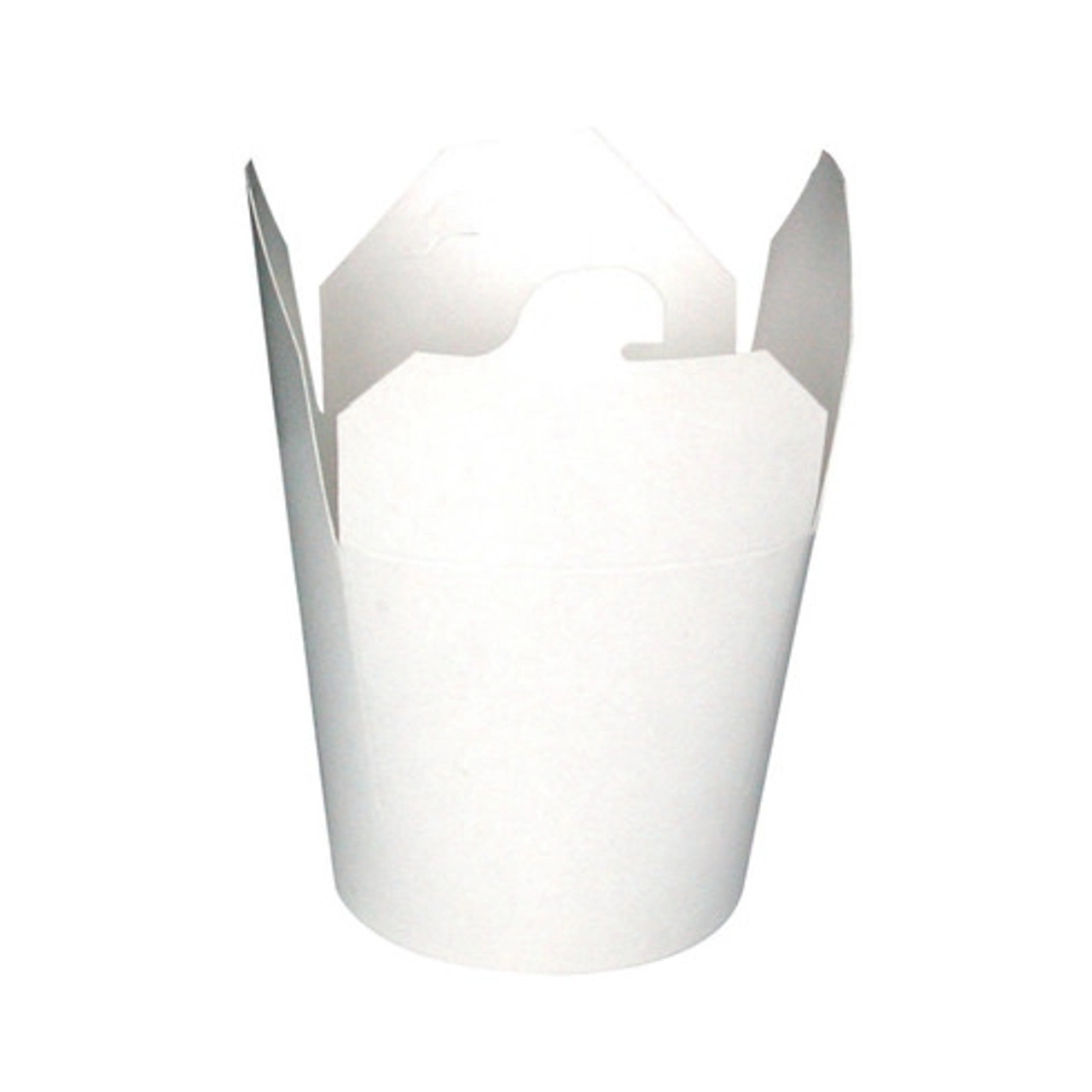 White Pasta Box 16oz D:3.2in H:3.9in - 50 pcs