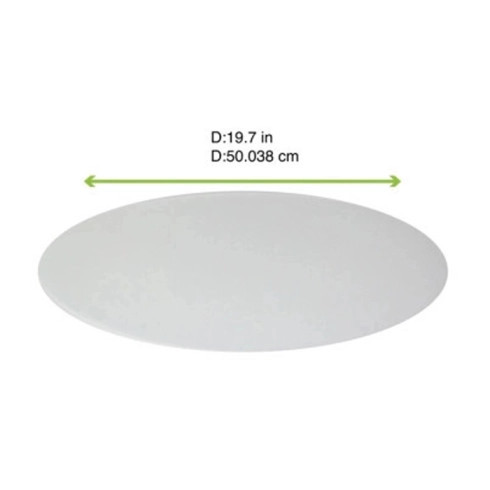 Round Acrylic Plate D:19.7in - 10 pcs - BioandChic