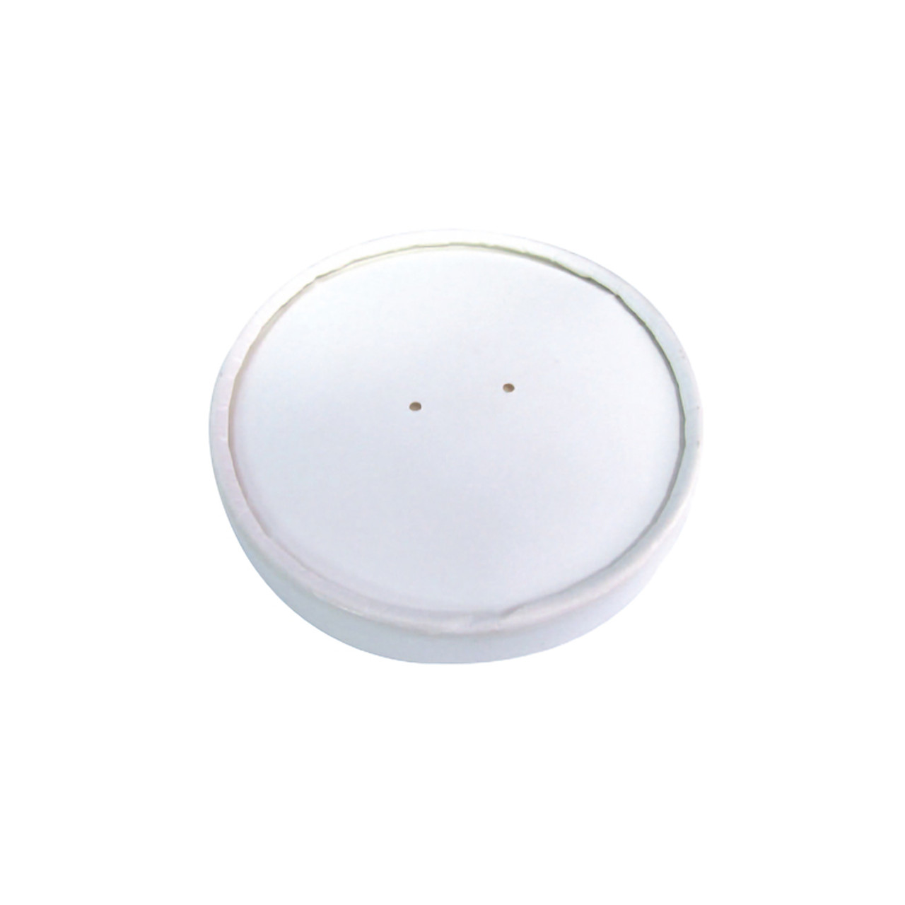 Order a Sample - Vented Paper Lid For 210Soup8 And 210Soupk8K Dia:3.54in H:0.6in
