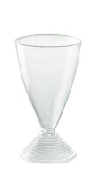 Plastic Stemmed Wine Glass 5oz D:2.7in H:4.7in - 6 pcs