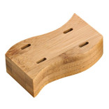 4 Holes Thick Bamboo Paddle Picks Holder L:3.1in W:1.6in H:0.8in - 10 pcs 4 Holes Thick Bamboo Paddle Picks Holder L:3.1in W:1.6in H:0.8in - 10 pcs