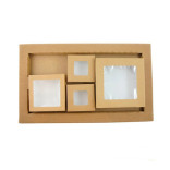 Order A Sample - Kraft Meal Tray And Kray Box Lunchbox - 250 Sets SAMPCHOKRAKRAY6 -  pcs