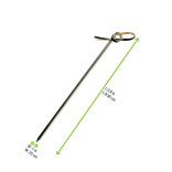 Black Looped Bamboo Skewer L:3.9in - 100 pcs
