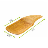 PHUKET Bamboo Spoon L:3.9in W:1.5in - 24 pcs