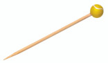 Bamboo Tennis Skewers L:4.7in - 100 pcs