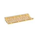 Rectangular Bamboo Mat L:4.1in W:2in H:0.35in - 20 pcs