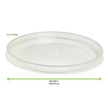 210SOUPLPP90 - Flat Lid for use wth Hot Food  - 50 pcs