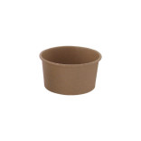 Brown Kraft Hot & Cold Paper Cup 9oz D:3.7in H:2in - 50 pcs