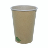 Zen Cup, 7 oz., microwaveable, grease resistant, leak proof, compostable, paper lined with PLA, case quantity =1000 (20 packs x 50 pieces)  - 1 pcs