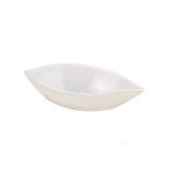 Diamond Shaped White Sugarcane Sauce Dish 1.5oz L:4.3in W:2in H:1in - 30 pcs