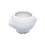 Mini Reusable Porcelain Soup Tureen 2.6oz D:2.5in H:2in - 6 pcs Mini Reusable Porcelain Soup Tureen 2.6oz D:2.5in H:2in - 6 pcs