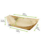 Bamboo Leaf Boat 5oz L:7.2in W:3.5in H:01.6in - 100 pcs