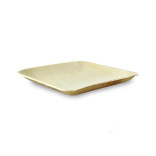 Square Palm Leaf Plate with Rounded Corners L:7.9in W:7.9in H:0.8in - 25 pcs Square Palm Leaf Plate with Rounded Corners L:7.9in W:7.9in H:0.8in - 25 pcs