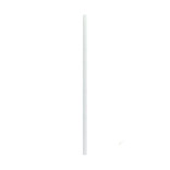 Durable Solid White Paper Straws - Wrapped D:0.2in L:7.75in - 500 pcs