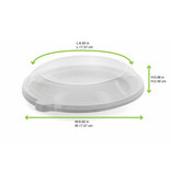 100pcs - 6.92x6.92" Clear PET Lid