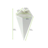 Sample of 210CONFR1WH 5oz 7.5 x 4.5in - 1 pcs