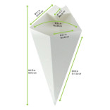 Sample of 210CONFR2WH 8oz 8.75 x 5.25in - 1 pcs