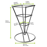Sample of 294CONE7C H:6.5in Top:2.5 x 2.5in - 1 pcs