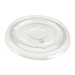 PET Flat Lid D:2.83 H:0.3in - 50 pcs