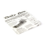 Greaseproof White Bag Opens 2 Sides with Newspaper Design L:6.8in W:6.8in - 1000 pcs Greaseproof White Bag Opens 2 Sides with Newspaper Design L:6.8in W:6.8in - 1000 pcs