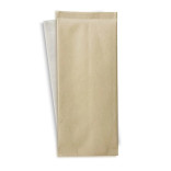 Cream cutlery paper bag with white napkin 2-ply L:15in W:15.1in - 500 pcs Cream cutlery paper bag with white napkin 2-ply L:15in W:15.1in - 500 pcs