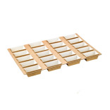 Rectangular Baking Molds Tray L:22in W:14in H:1.3in - 25 pcs