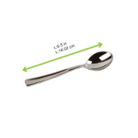 Unwrapped Silver Spoon L:6.3in - 50 pcs