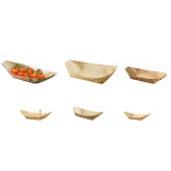 Bamboo Leaf Boat 0.5oz L:3in W:1.6in H:0.4in - 200 pcs