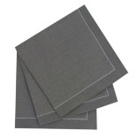 Luxury Silver Grey Cotton Table Napkin L:15.8in W:15.8in - 50 pcs Luxury Silver Grey Cotton Table Napkin L:15.8in W:15.8in - 50 pcs