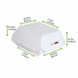 White Mini Slider Box 4oz L:3.3in W:3.3in H:2in - 50 pcs