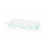 Klarity Rectangular Transparent Green Dish L:5.3in W:2.5in H:0.61in - 50 pcs Klarity Rectangular Transparent Green Dish L:5.3in W:2.5in H:0.61in - 50 pcs