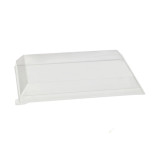 Klarity Transparent PET Green Lid For 210KLARTRAY L:14.9in W:10.7in H:1.18in - 25 pcs Klarity Transparent PET Green Lid For 210KLARTRAY L:14.9in W:10.7in H:1.18in - 25 pcs