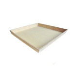 NOAH3939 Heavy Duty Wooden Tray Top:L:17in W:17in Bottom:L:15.8in W:15.8in H:1.75in - 1 pcs