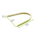 209BBUBI - Picks L:2.15inin H:2.1in - 100 pcs