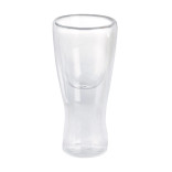 Double Wall Tall Mini Reusable Glass. 2oz D:2in H:4in - 12 pcs