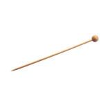 BAMBI Natural Bamboo Ball Skewer L:5.5in - 25 pcs