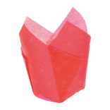 Tulip Red Silicone Baking Cup 4oz D:2in - 100 pcs