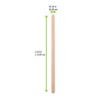 Wooden Coffee Stirrers L:5.5in W:0.24in H:0.04in - 1000 pcs