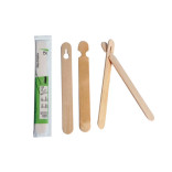 Easy Wooden Chopsticks Wrapped by Pair L:5.9in W:0.64in - 100 pcs