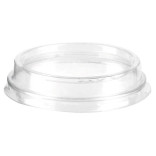 Clear Compostable Flat Lid for 210GPLA200 D:2.99in - 100 pcs Clear Compostable Flat Lid for 210GPLA200 D:2.99in - 100 pcs